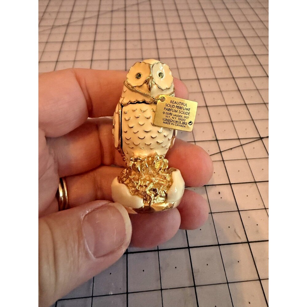 2005 vintage Estée Lauder "Glistening Owl" limited-edition collectible